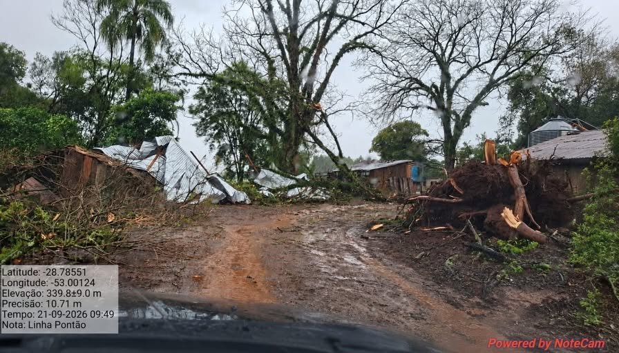 Temporal provoca estragos em Alto Alegre